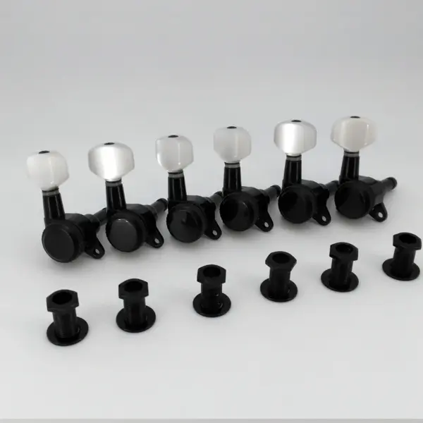 Pearl Button Locking Tuning Pegs for Guitar - Image 3