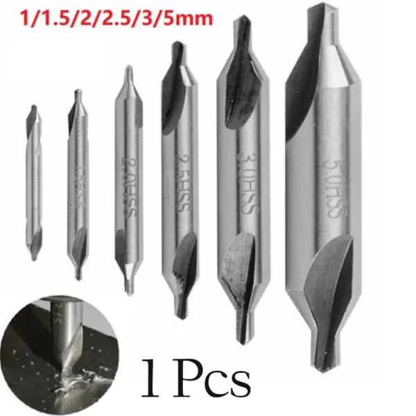 HSS Double End Center Drill Bit Set 1-6mm - Image 4