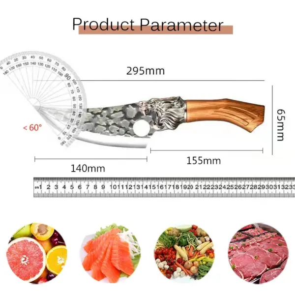 Japanese Stainless Steel Boning Kitchen Knife - Image 6