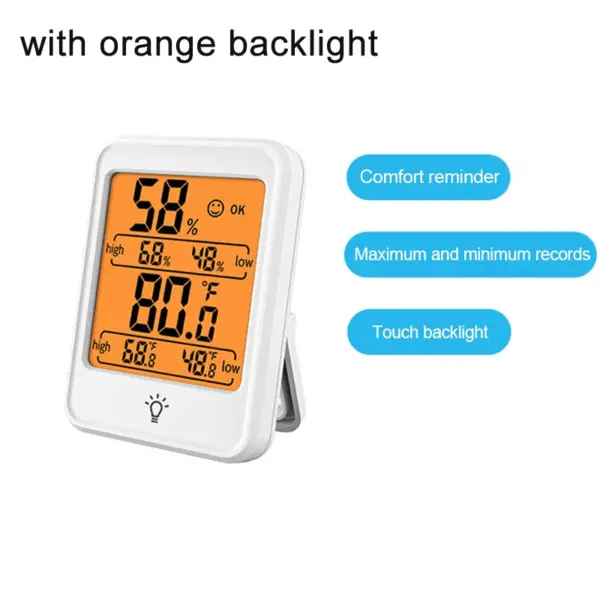 Digital Thermometer Hygrometer with LCD Display - Image 10