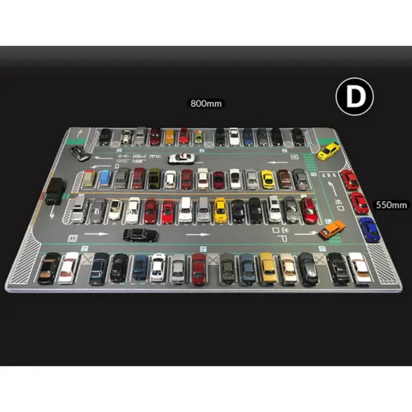 1:64 Scale City Scene Parking Mat 80x55cm - Image 2