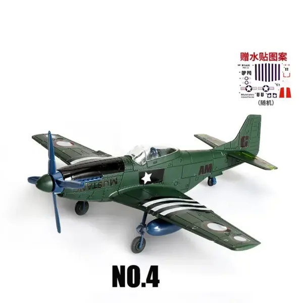 1/64 WWII Fighter Model DIY Plastic Kit - Image 26