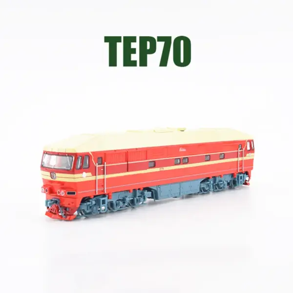 1:87 Scale Diecast Alloy TEP70 Diesel Locomotive