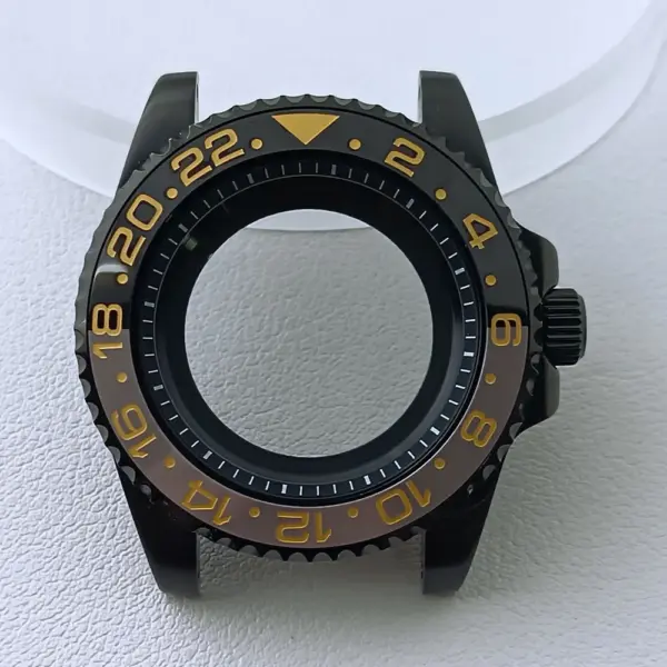 Stainless Steel GMT Watch Case for NH35 Movement - Image 2