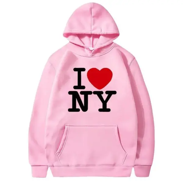 I Love NY Printed Hoodies for Men and Women - Image 8