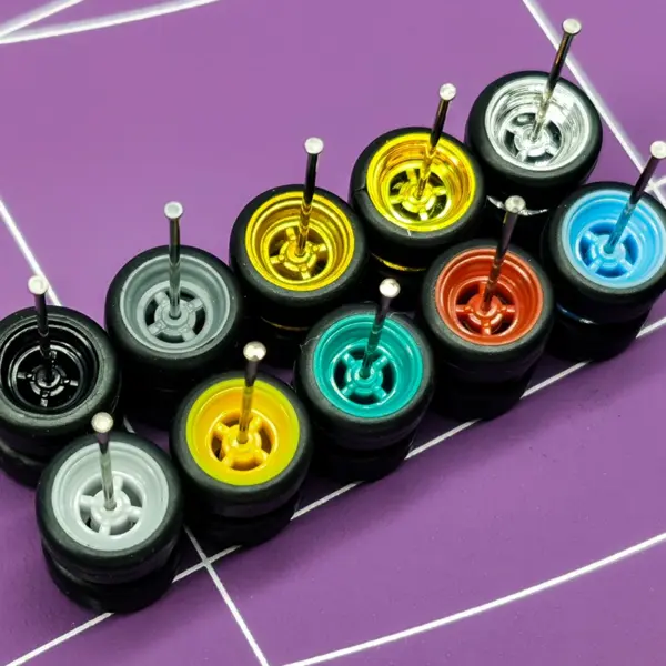 1/64 ABS Wheels with Rubber Tires for Models - Image 4