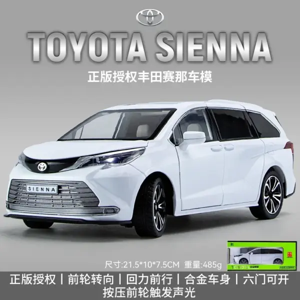 1:24 Toyota Sienna Alloy Diecast Model Car - Image 11