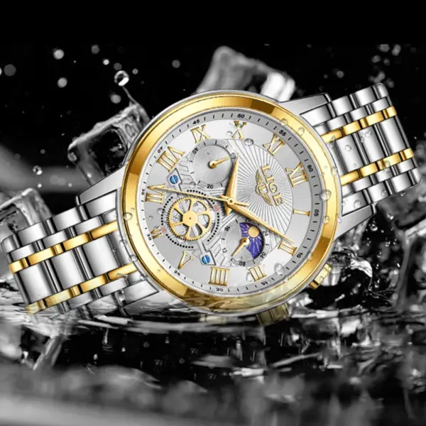 LIGE Women's Luxury Stainless Steel Watch - Image 4