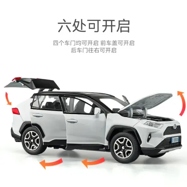 1:32 Toyota RAV4 Diecast Metal Model Car - Image 2