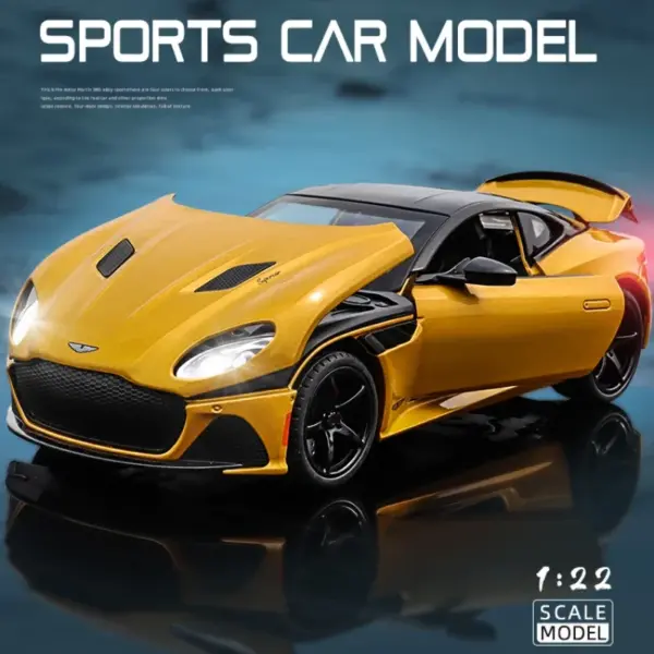 1:24 Aston Martin Superleggera Diecast Car Model - Image 3