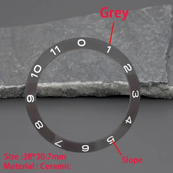 Gray Ceramic Bezel Insert for Omega Watches - Image 12