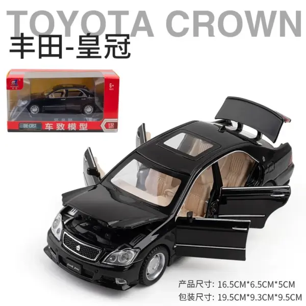 1:32 Scale Toyota Crown Diecast Model Car - Image 7