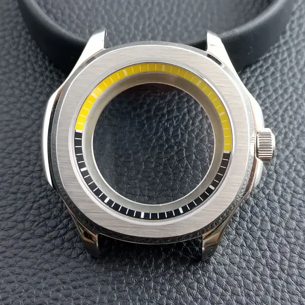 39.5mm Stainless Steel Watch Case with Sapphire Glass - Image 6