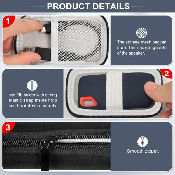 Portable Case for SanDisk SSDs 1TB 2TB 4TB - Image 2