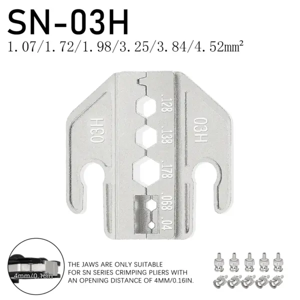 Mini Crimping Tool with 4mm Jaws - Image 7