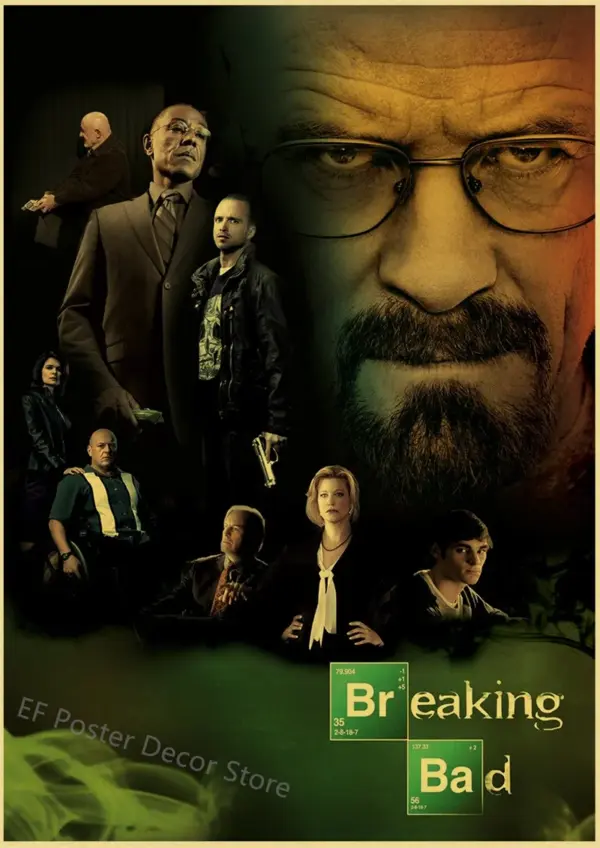 Breaking Bad Retro Canvas Wall Art Poster - Image 14