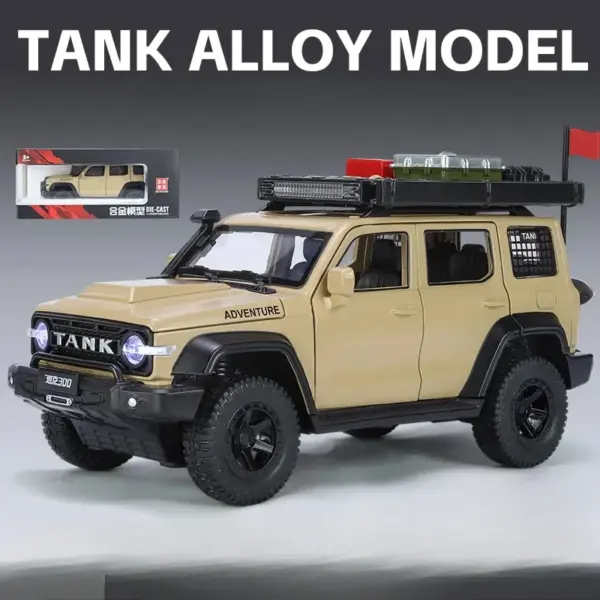 1:24 Alloy WEY Tank 300 Off-Road Model - Image 7