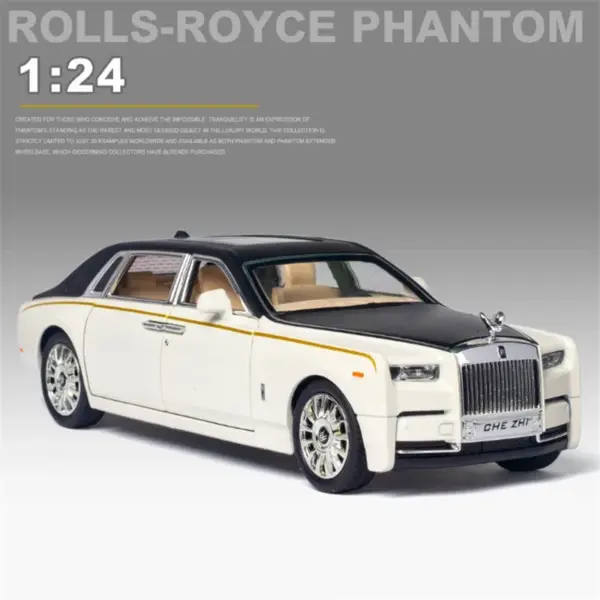 1:24 Diecast Rolls-Royce Phantom Model Car - Image 11