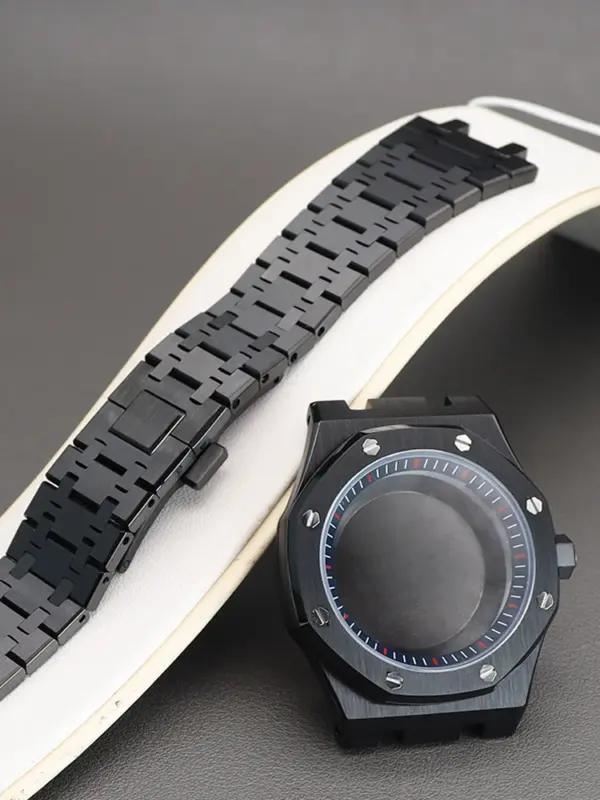 41mm Black Watch Case for Seiko Movement - Image 9