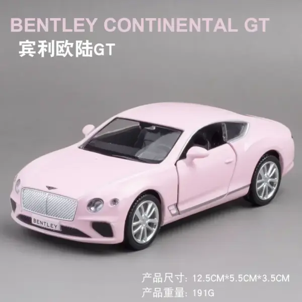 1:36 Metal Alloy Bentley Continental GT Model - Image 8