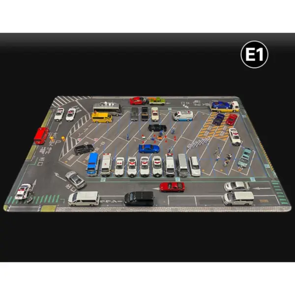 1:64 Scale 80x55cm Model Car Parking Mat