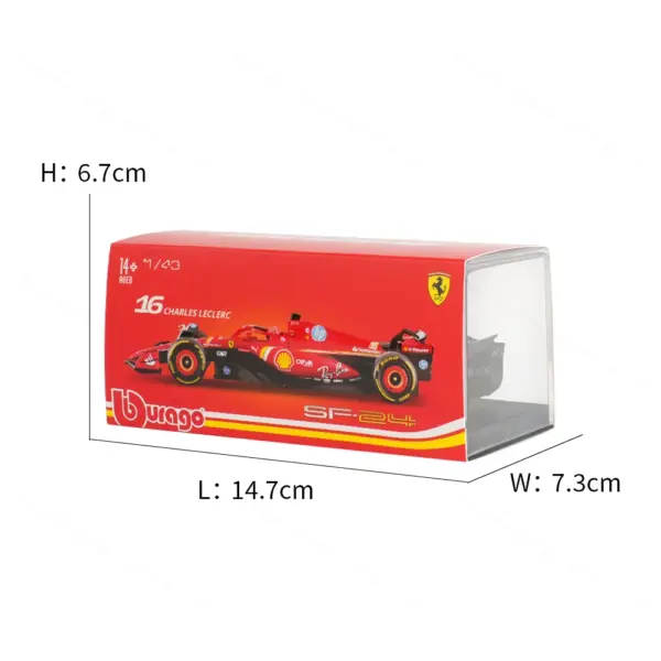 Bburago 1:43 Ferrari SF24 Diecast Model Car - Image 4