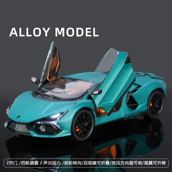 1:24 Lamborghini Revuelto Alloy Model Car - Image 8