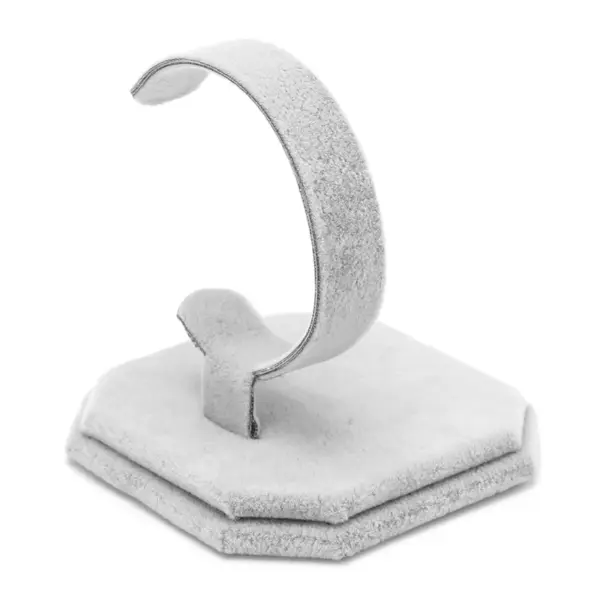 C-shaped Velvet Bracelet Display Stand - Image 8