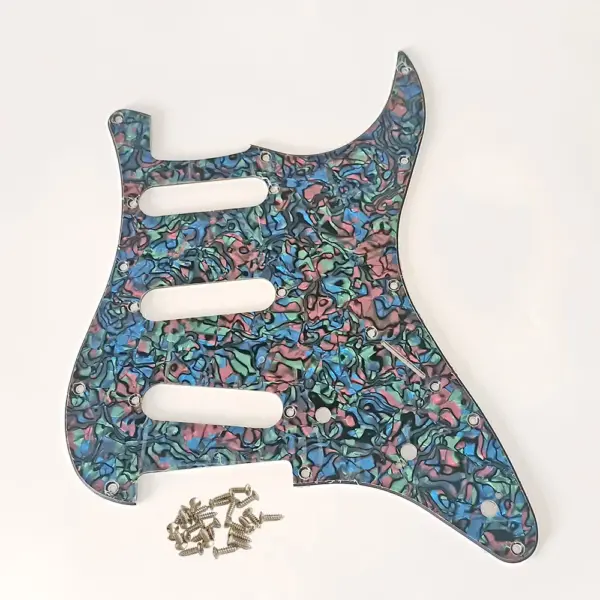 SSS 11 Hole Electric Guitar Pickguard - Image 10