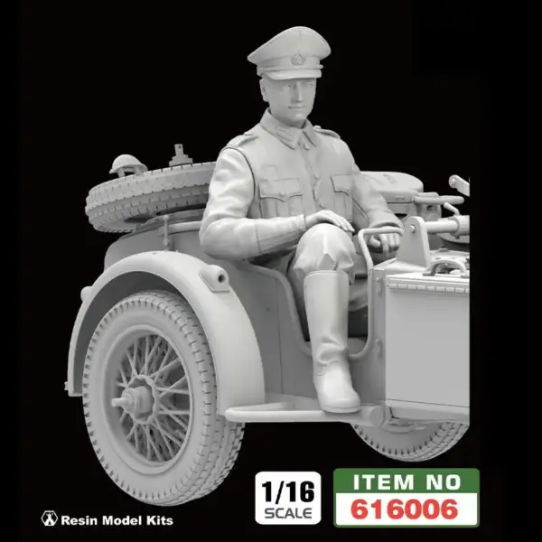 1/16 Scale German Military Officer Model Kit - Image 2