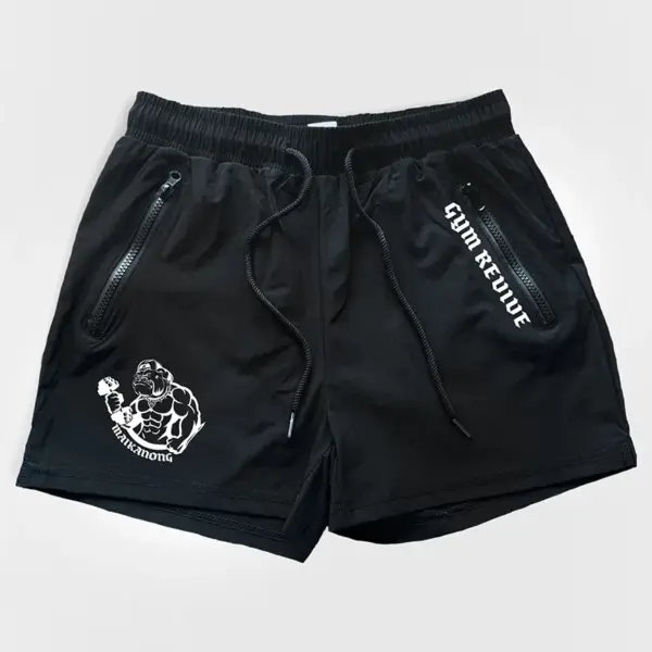 Men's Quick Dry Printed Running Shorts - Image 11