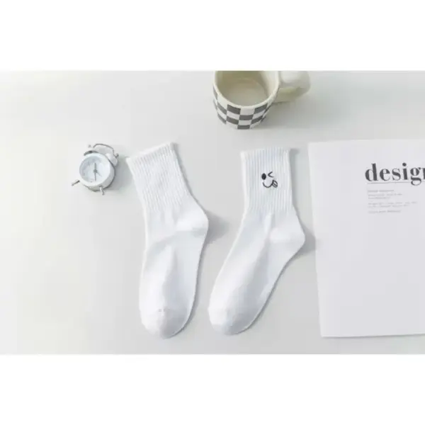 5 Pairs Cartoon Women's Mid Tube Socks - Image 6