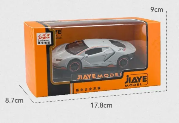 1:36 Lamborghini LP780-4 Diecast Model Car - Image 6