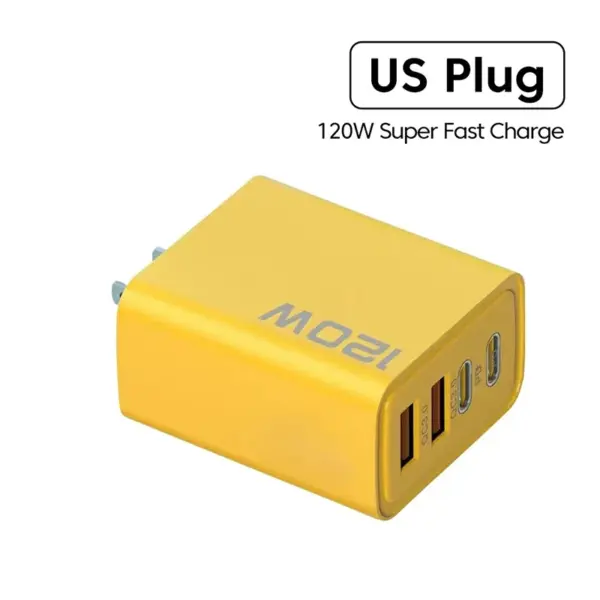 120W 4-Port USB Type C Fast Charger - Image 7