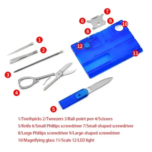 Portable Multi Tool Card for Outdoor Use - Image 5