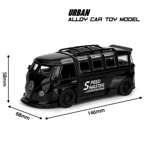 1:32 Scale VW Type 1 Bus Alloy Model - Image 9