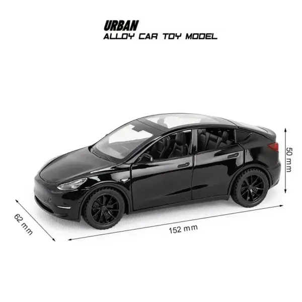 1:32 Tesla Model Y Diecast Metal Car Model - Image 8