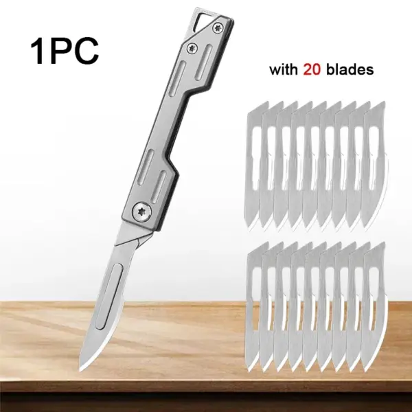 Stainless Steel Folding Mini Knife for Kitchen - Image 8