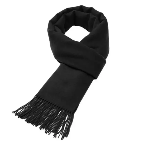 Thickened Cashmere Feel Scarf for All Seasons - Image 4