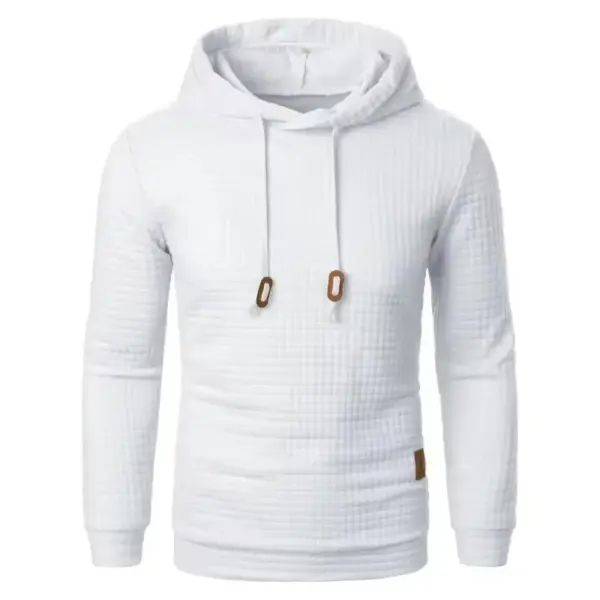 Casual Men's Oversized Hoodie with Zipper - Image 4