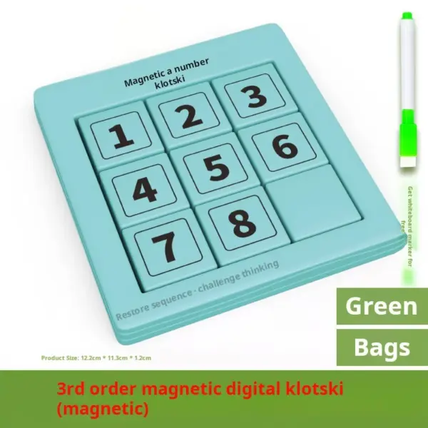 Magnetic Huarong Road Puzzle for All Ages - Image 7