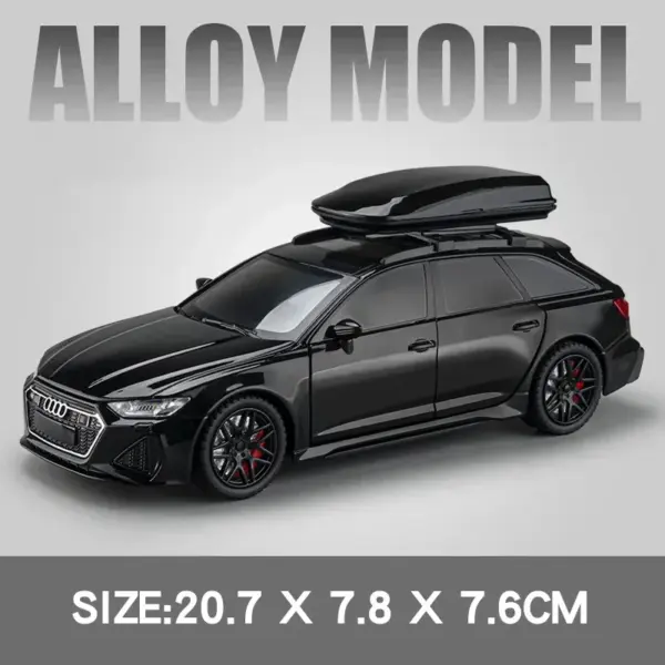 1:24 Audi RS6 Diecast Model Car with Sound - Image 14