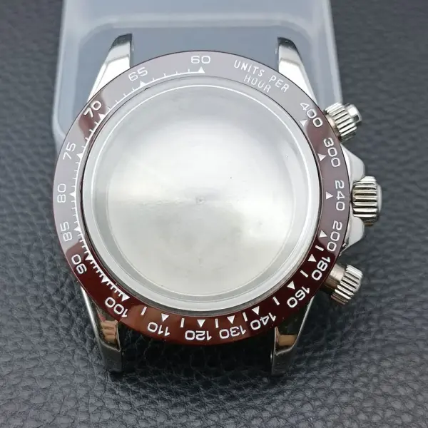 39.3mm Stainless Steel Watch Case for VK63 - Image 36