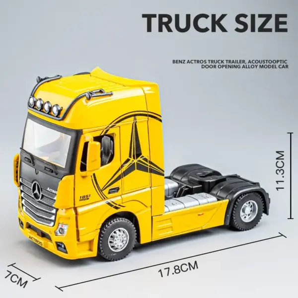 Mercedes-Benz ACTROS 1:36 Diecast Model Truck - Image 4