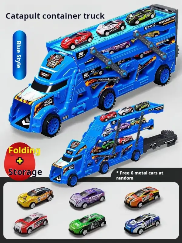 Large Deformation Transporter Truck Toy Set - Image 7