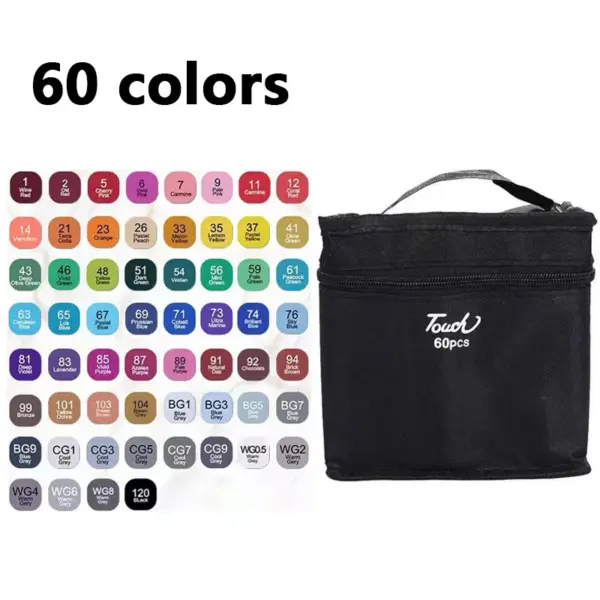 168 Colored Marker Pens Art Set - Image 9