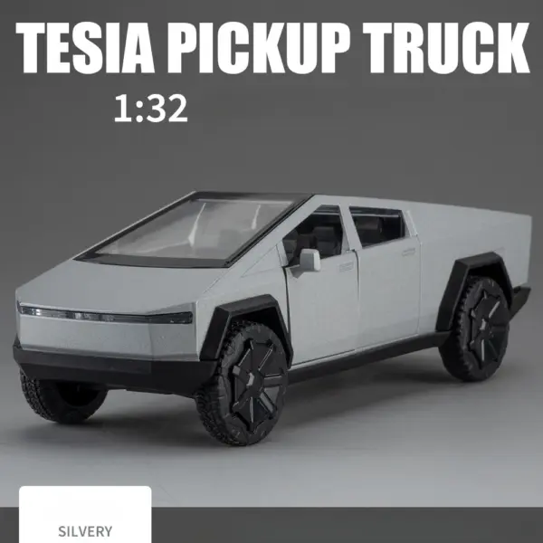 1:32 Tesla Pickup Truck Diecast Model Car - Image 11
