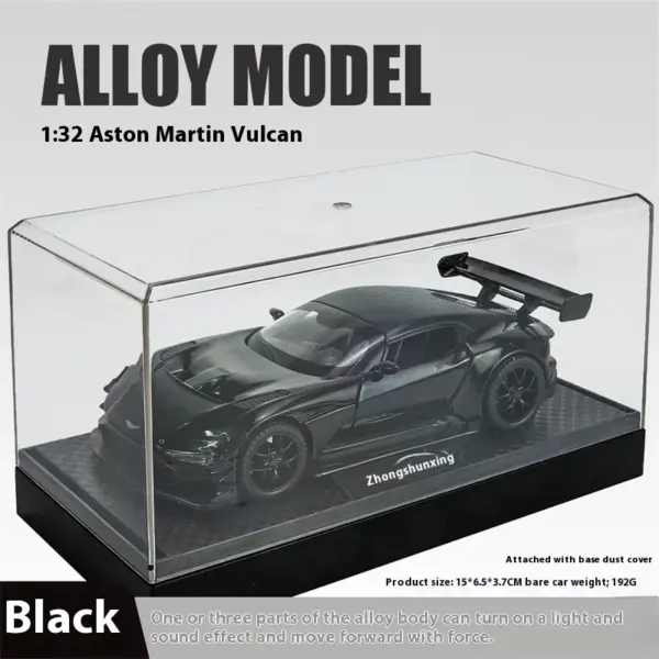 1:32 Aston Martin Alloy Model Car with Sound - Image 9