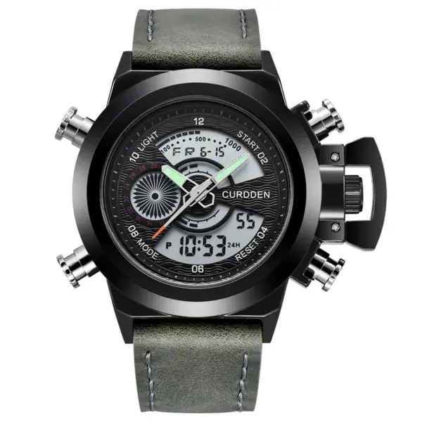 CURDDEN 7166 Dual Time Sports Watch - Image 10