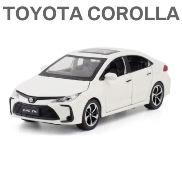 1:32 Toyota Corolla Alloy Diecast Model Car - Image 8